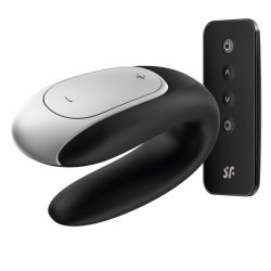 Satisfyer Double stimulateur connecté Double Fun Satisfyer Noir